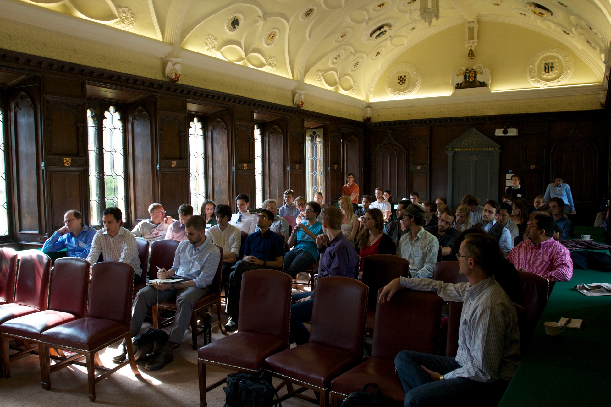 Audience at the Good Done Right conference in the vaulted hall of All Souls College