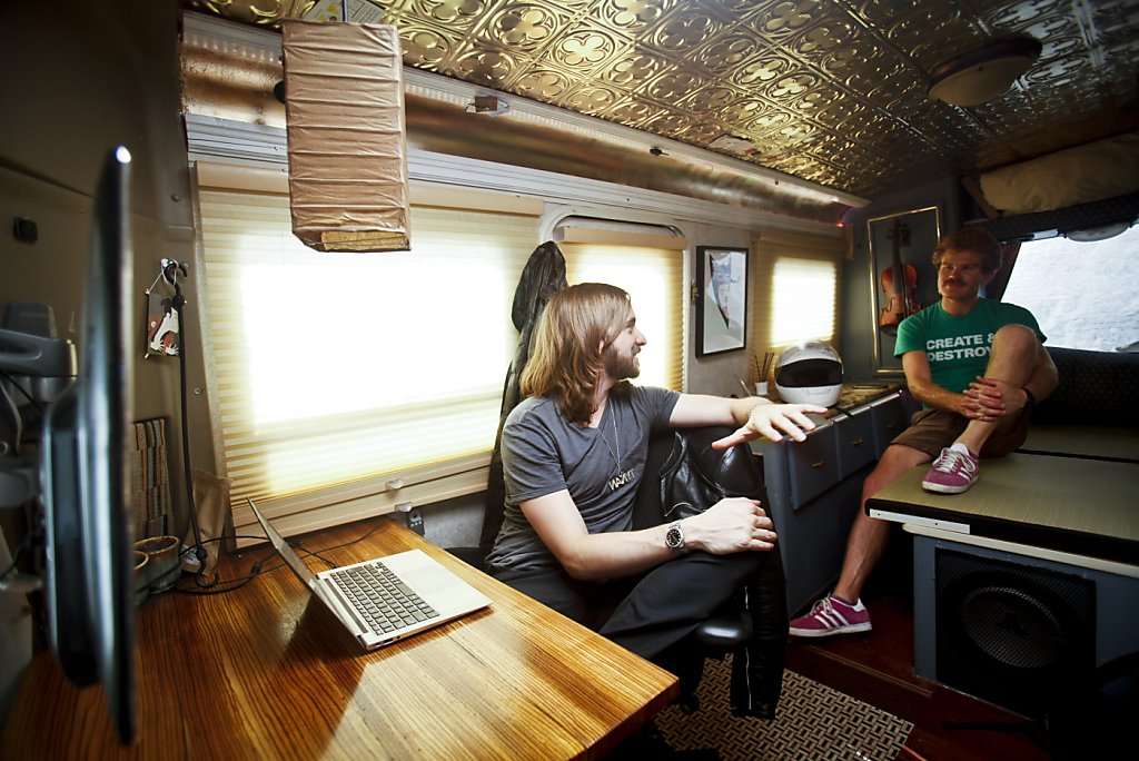 1996 Winnebago Rialta parked on a residential street